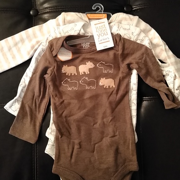 3 long sleeve onesies - Picture 1 of 4